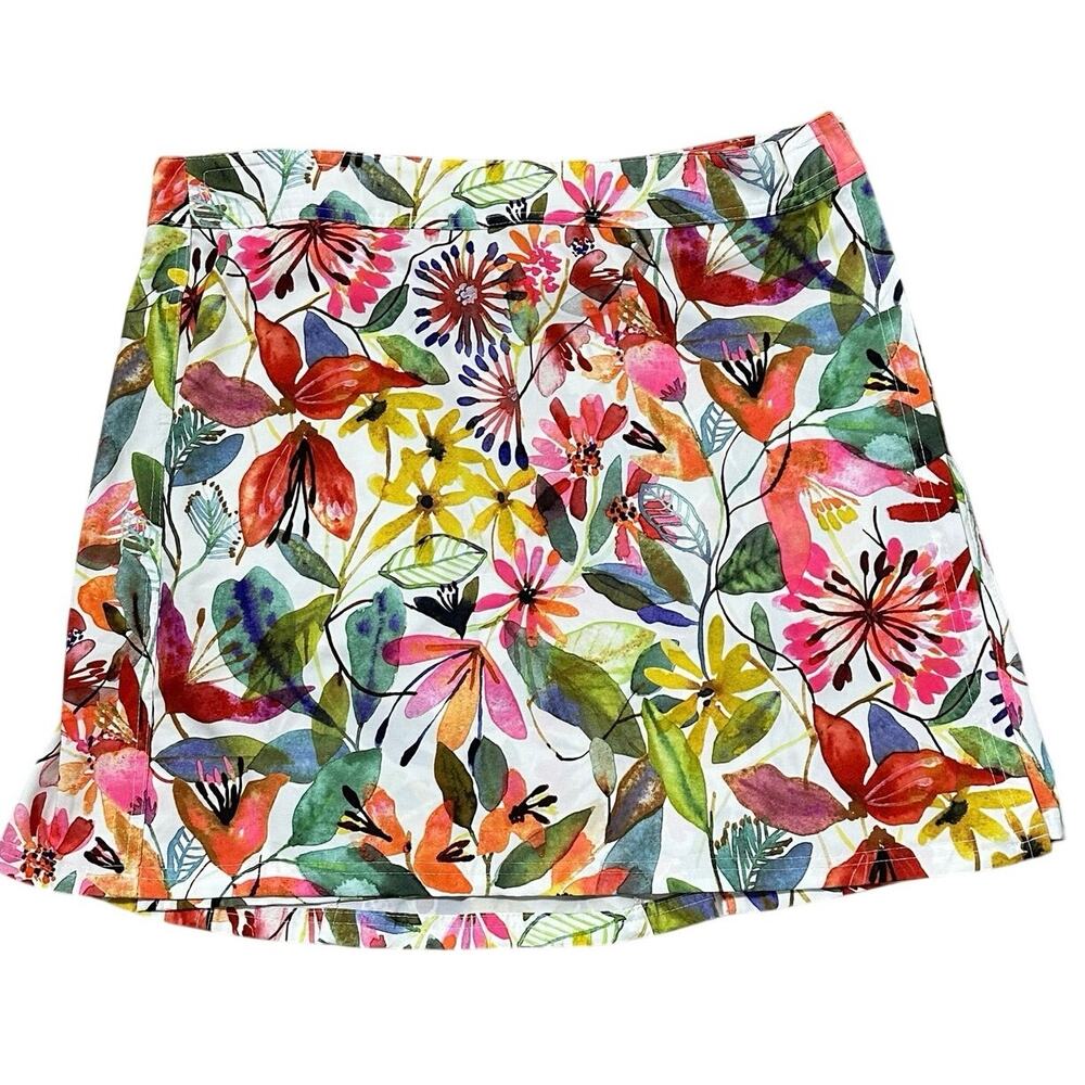 RipSkirt Hawaii Floral Athletic Wrap Skirt XL Quick-Dry Pickleball Golf